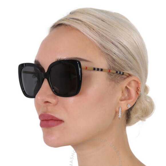 Burberry Caroll Grey Butterfly Ladies Sunglasses - Picture 3 of 3